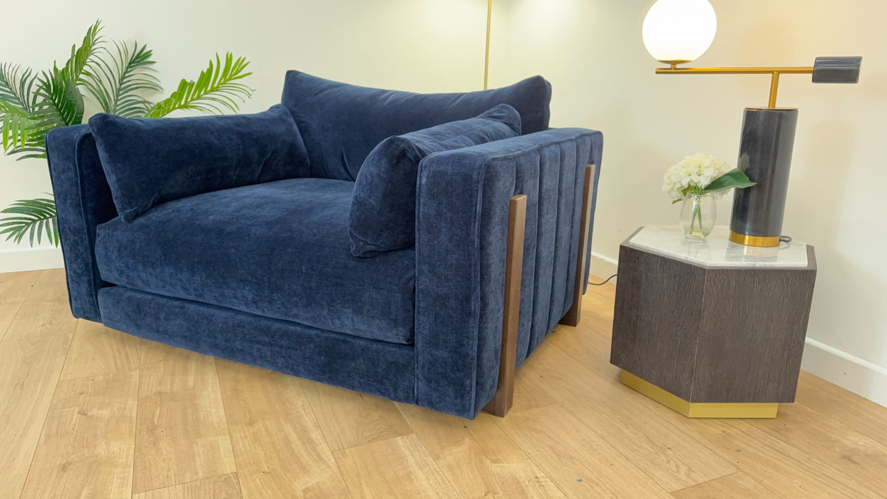 Brantwood 1 Seater - Fabric Chair - Chamonix Navy