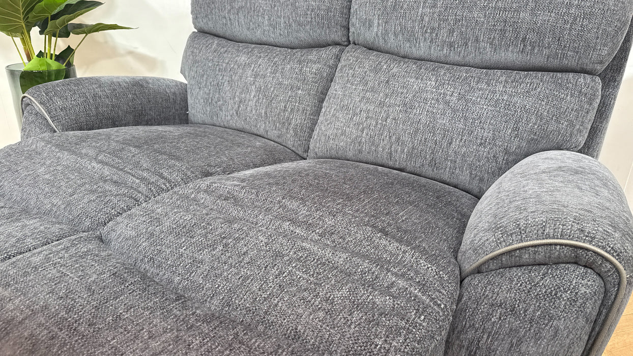 DFS Forster Express Fabric 2 Seater Recliner in Grey