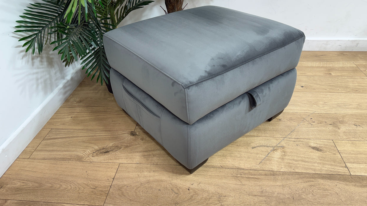 DFS Aventra Storage Footstool In Grey