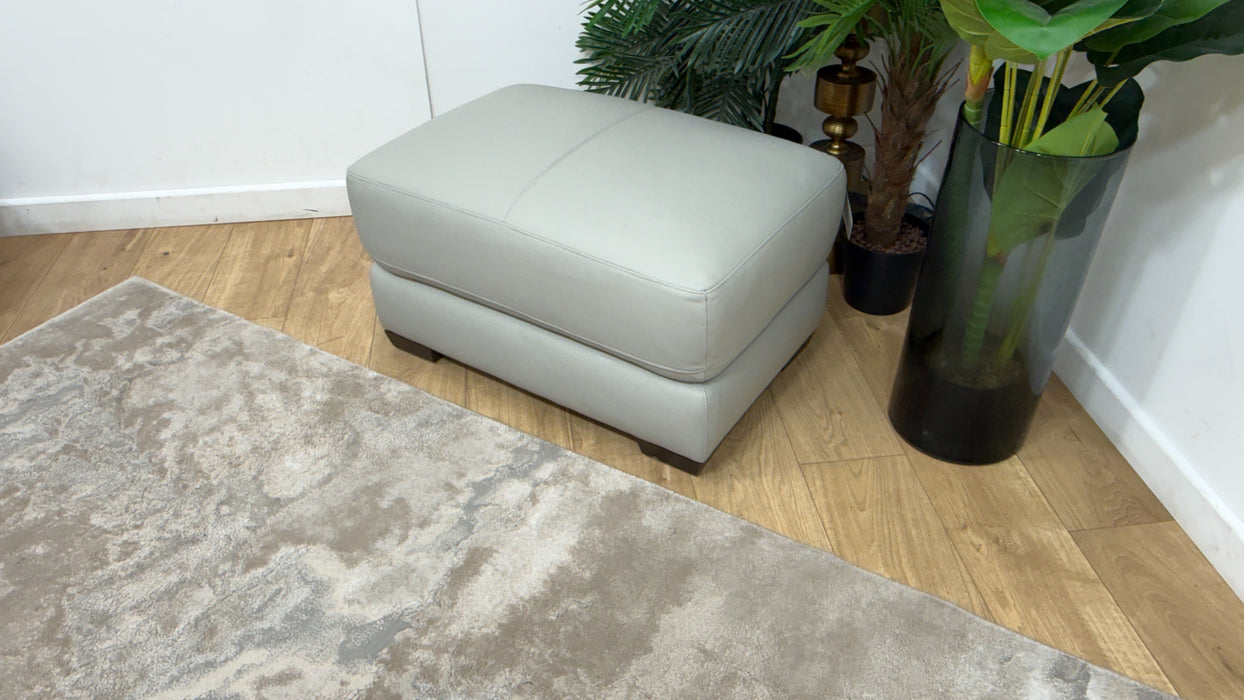 Sofology Elevate Footstool in Trusty Matt Light Grey