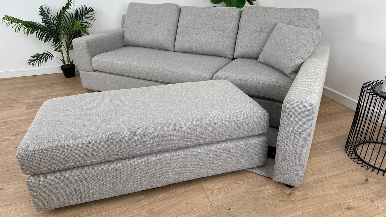 Spinn RHF 3 PCE Fabric Swivel Sofa Bed