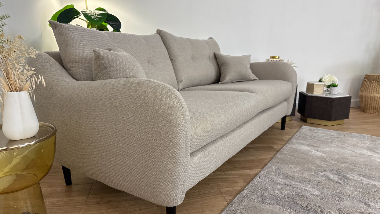 Sofology Ambleside Fabric 3 Seater in Bentley Taupe