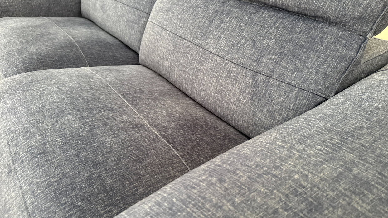 DFS Sonder Recliner 3 Seater in Dark Denim