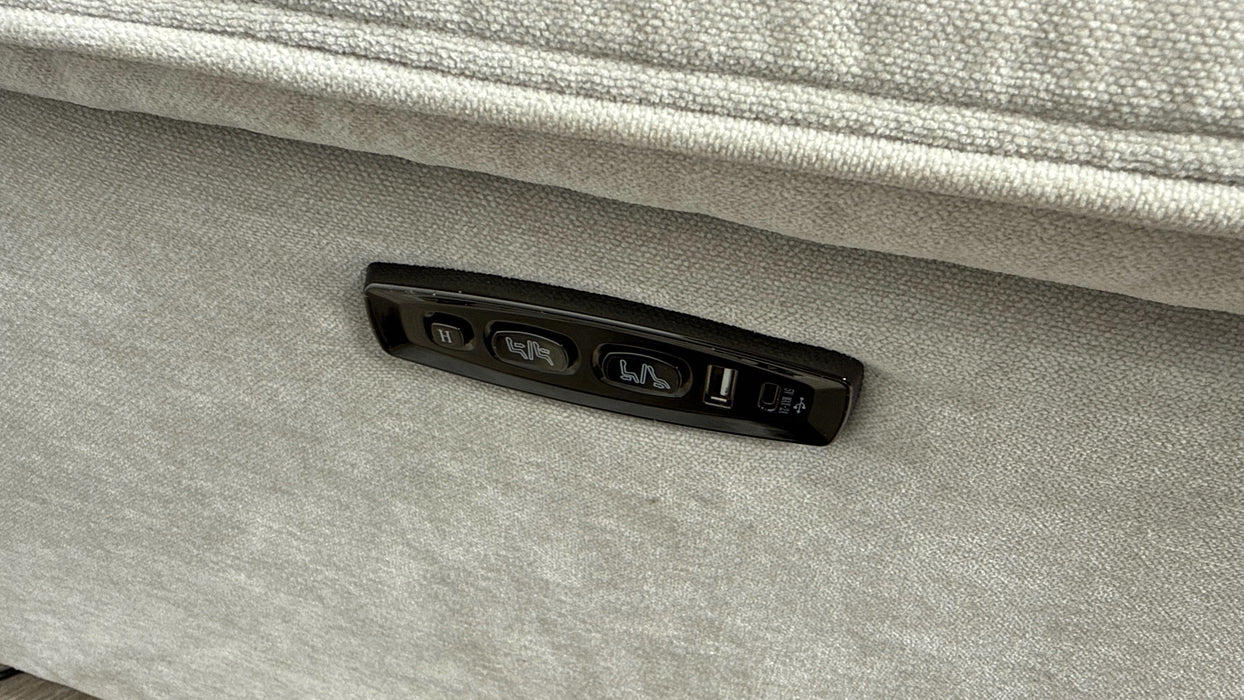 DFS Aventra Power Recline Chair In Silver