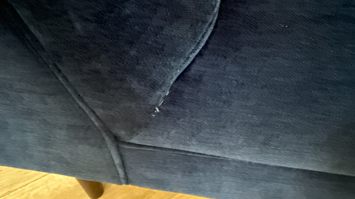 Sofology Bridgerton Fabric Chair in Soft Chenille Navy