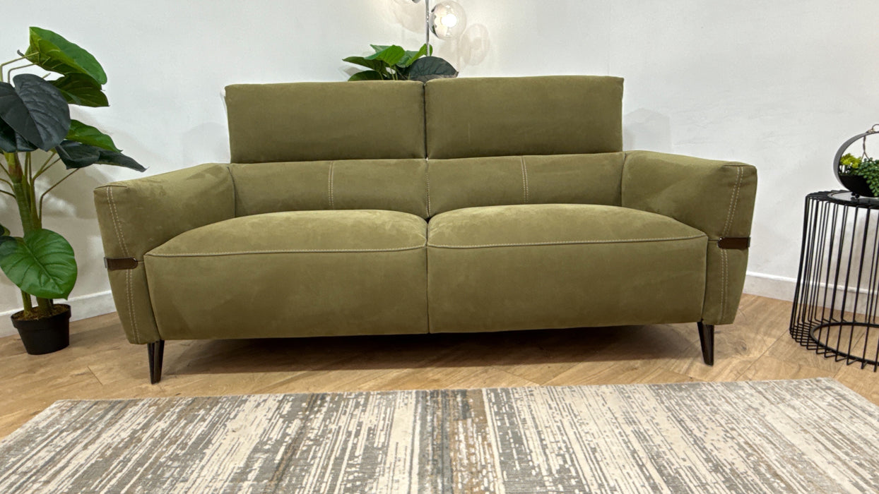 Sofology Arlington Fabric 3 Seater in Lifestyle Nubuck Feel Olive