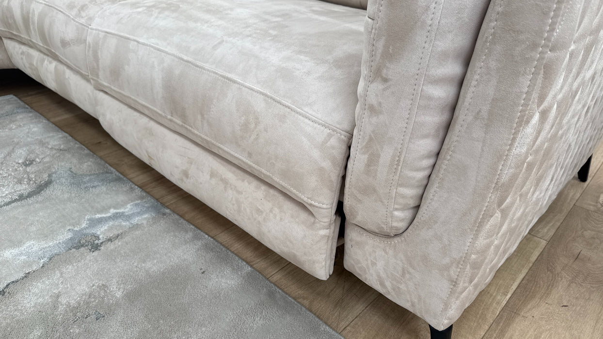 Sofology The Muse 1.5 Corner 3 Fabric Recliner Sofa in Lifestyle Plush Mink