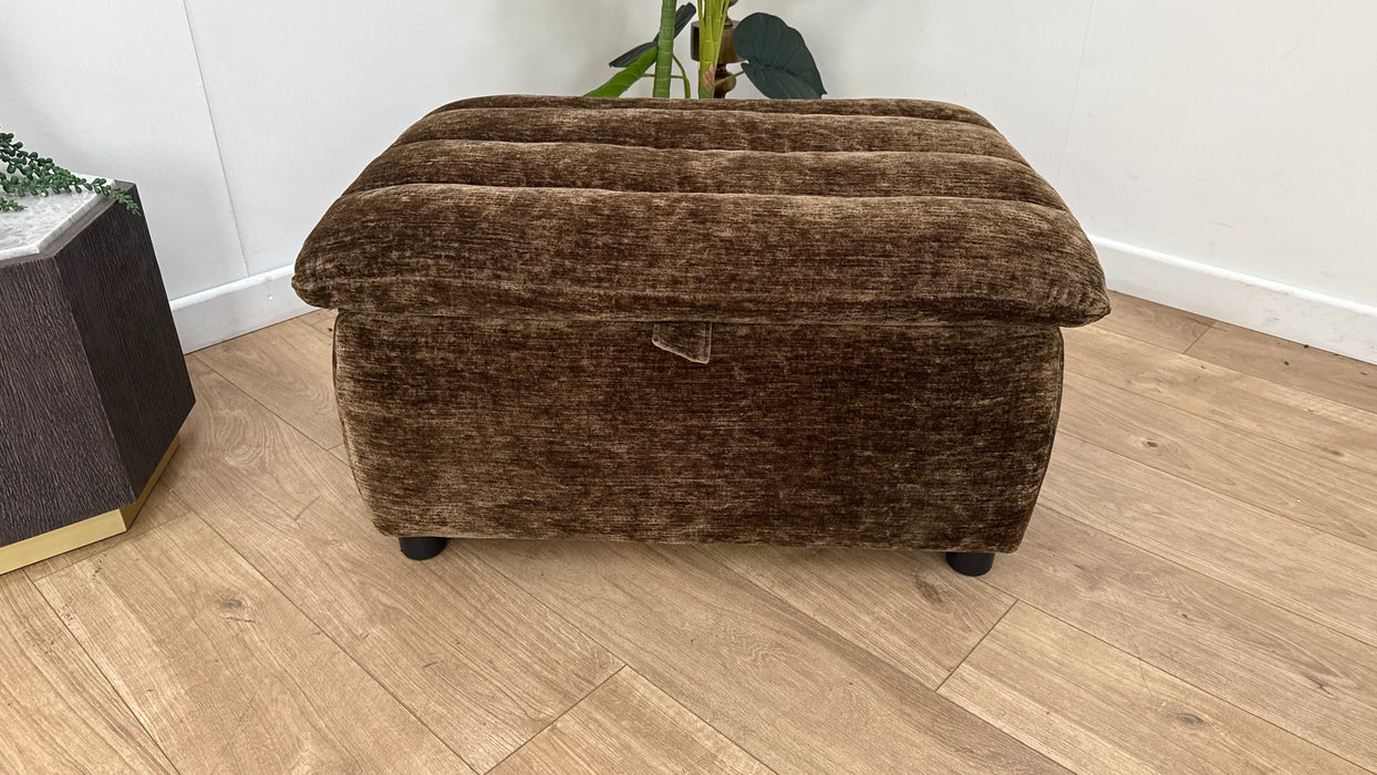 Sofology Storage Footstool in Sample Carson 400