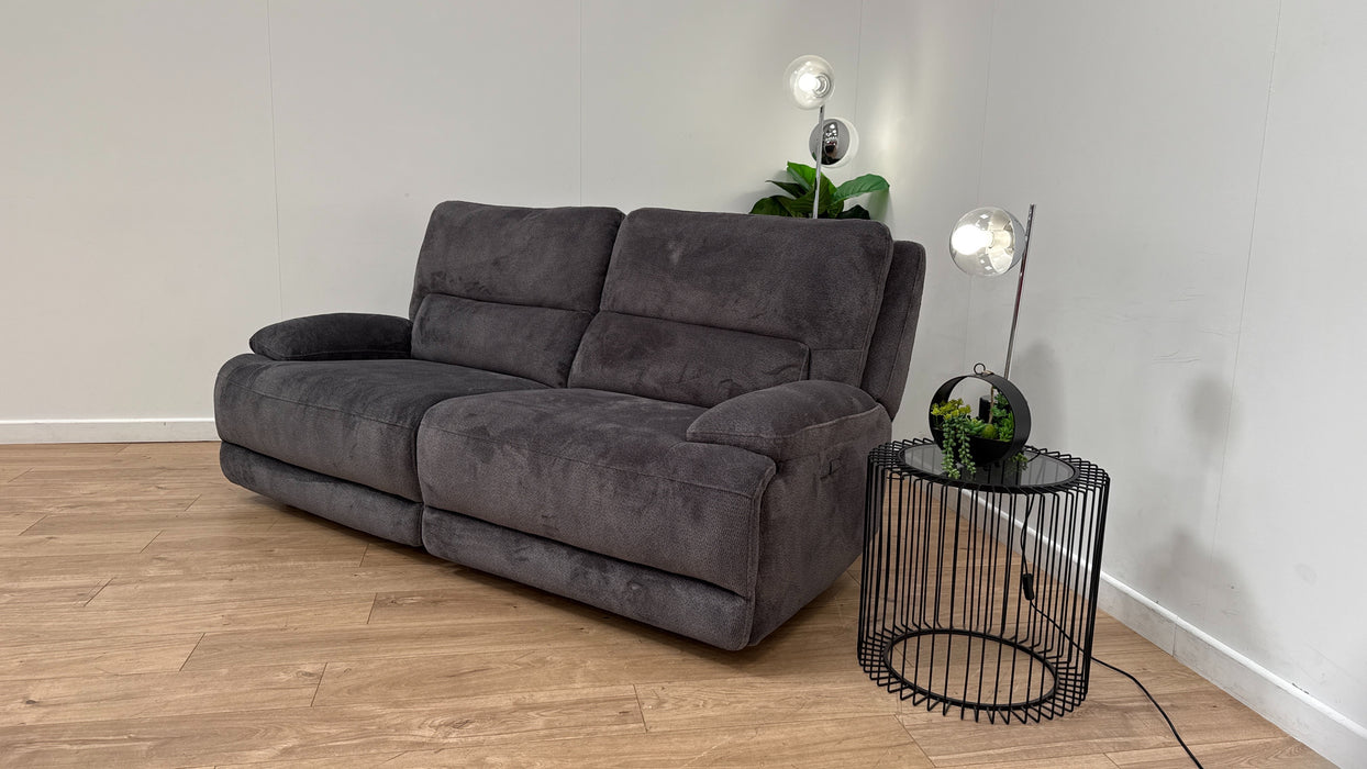 DFS Mallow Express Recliner  3 Seater in Charcoal