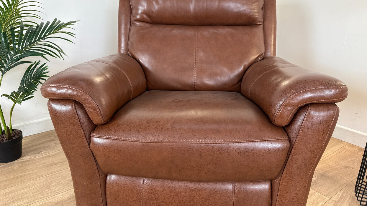 Bentley Leather Power Recliner