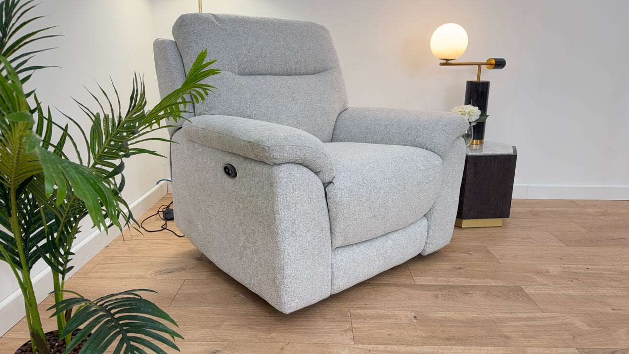 Barley Fabric Chair Power Recliner