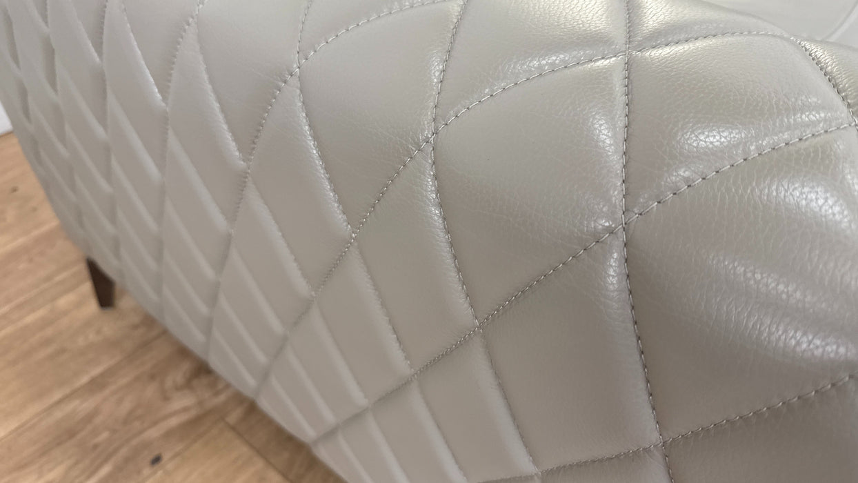 Sofology The Tolouse Leather Corner in Trusy Sheen Cloud Grey