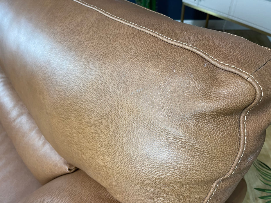 Santino Love Seat Apollo Tan Leather (WA2)