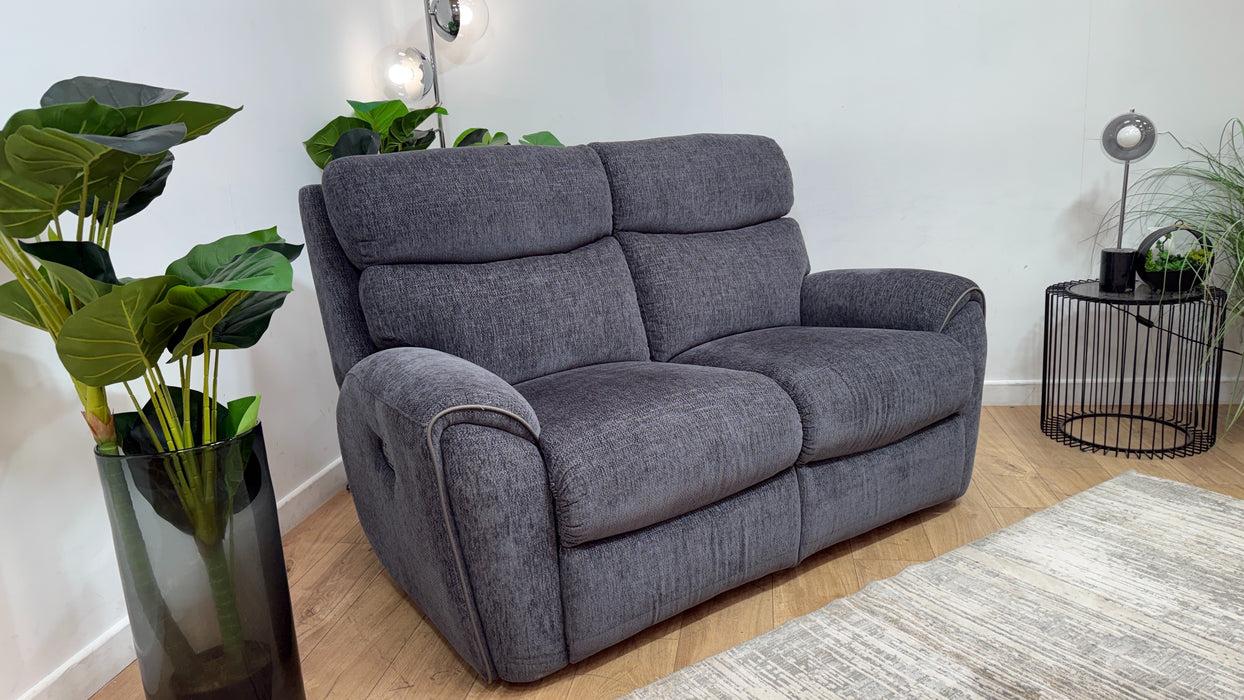 DFS Forster Express Fabric 2 Seater Recliner in Grey
