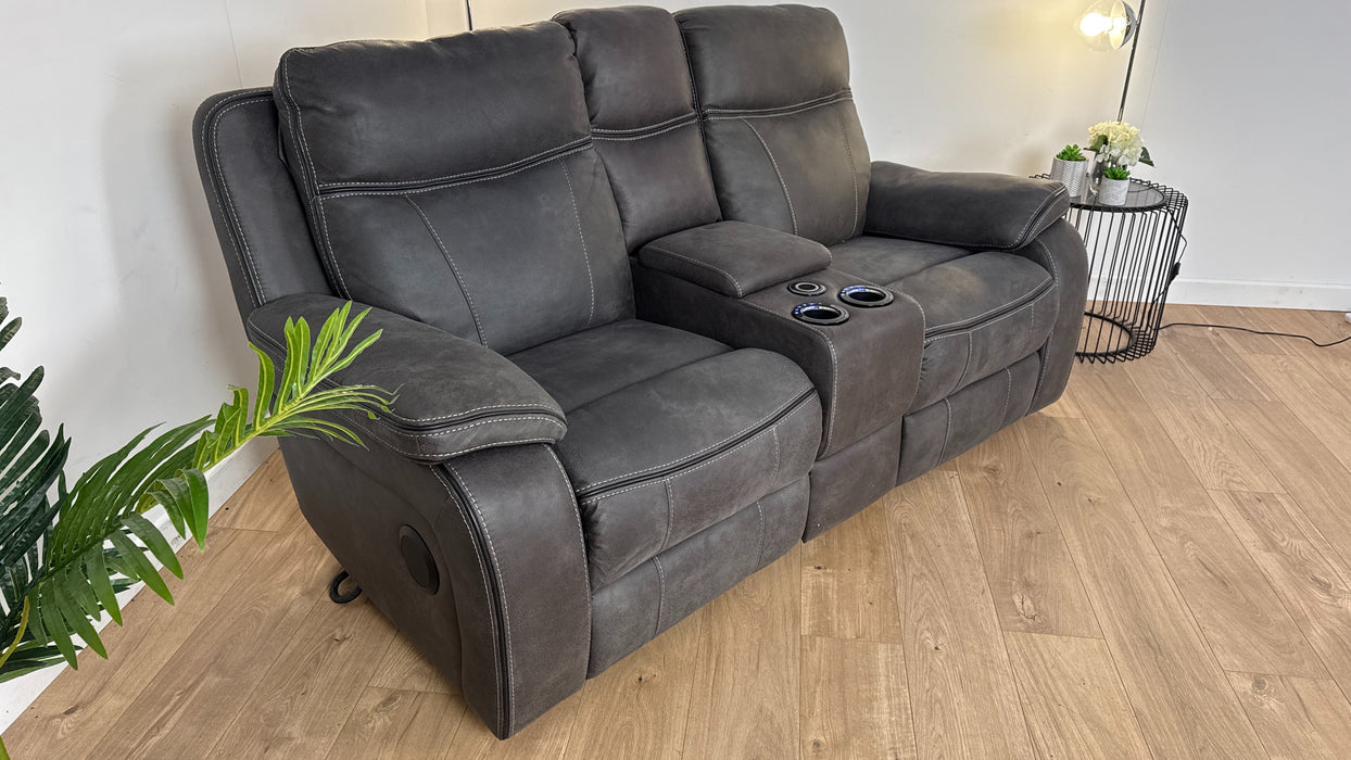 Vinson 2 Seater Power Reclining Sofa + Smart Console