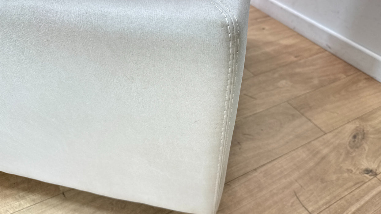 Sofology Illinois Fabric 2 Corner 1 Terminal Power Recliner/Headrest in Lifestyle Textured Beige