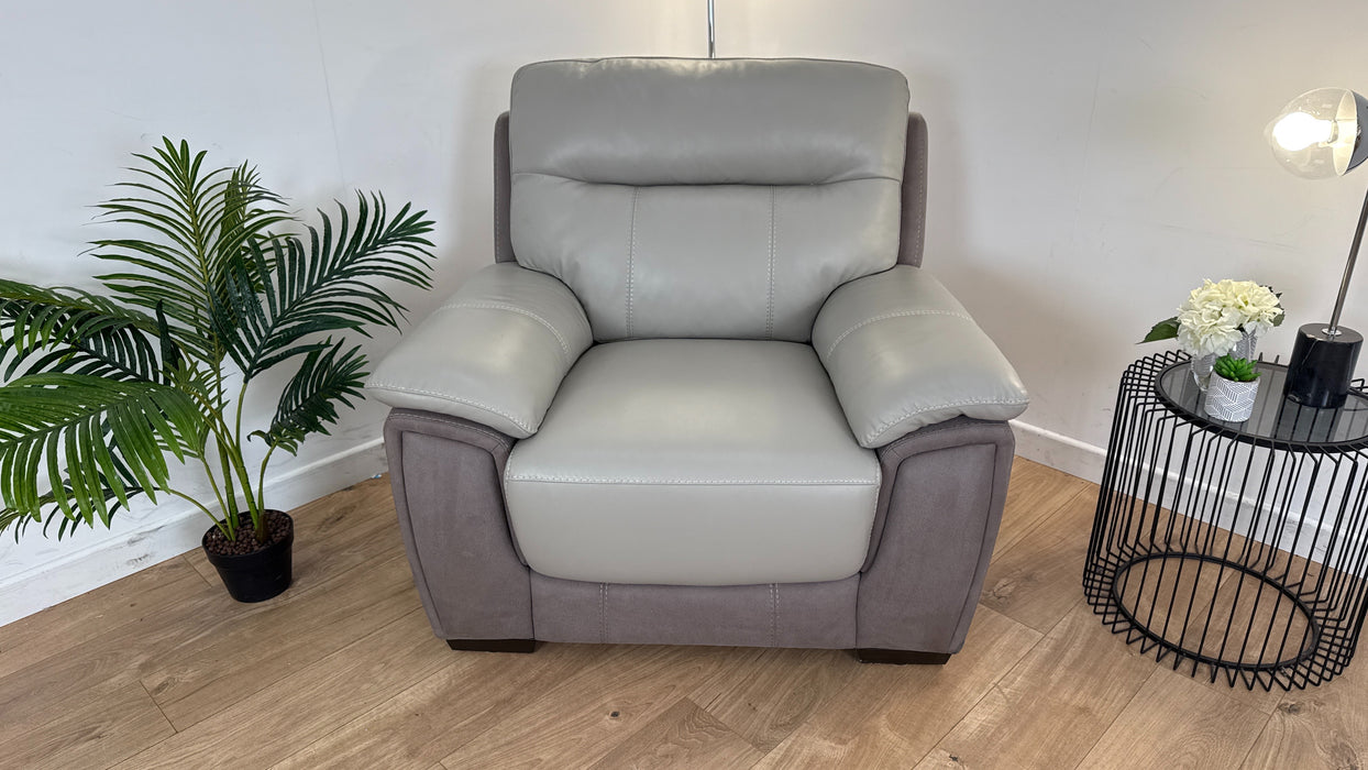 Maloney Leather/Fabric Chair