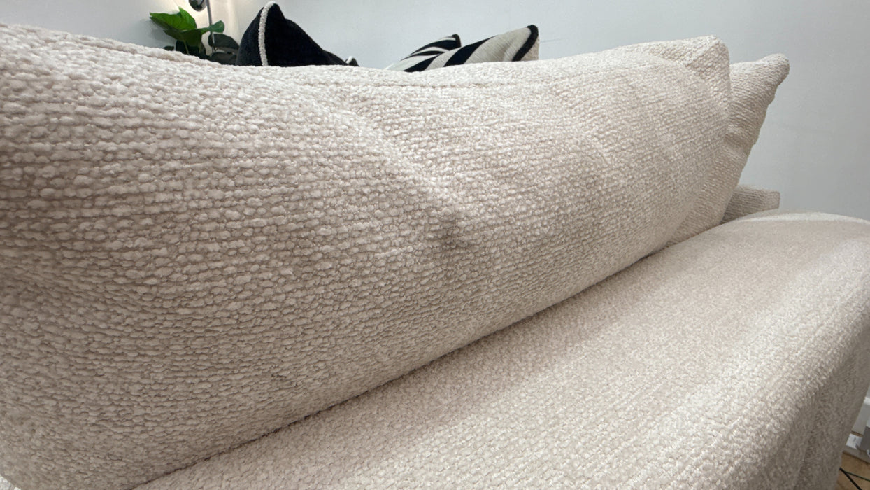 Sofology Westwood Fabric 3 Corner 3 No Trim in Soft Boucle Ecru Mix