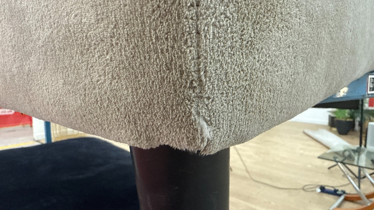 Sofology Ascot Fabric Storage Footstool in Soft Sherpa Stone