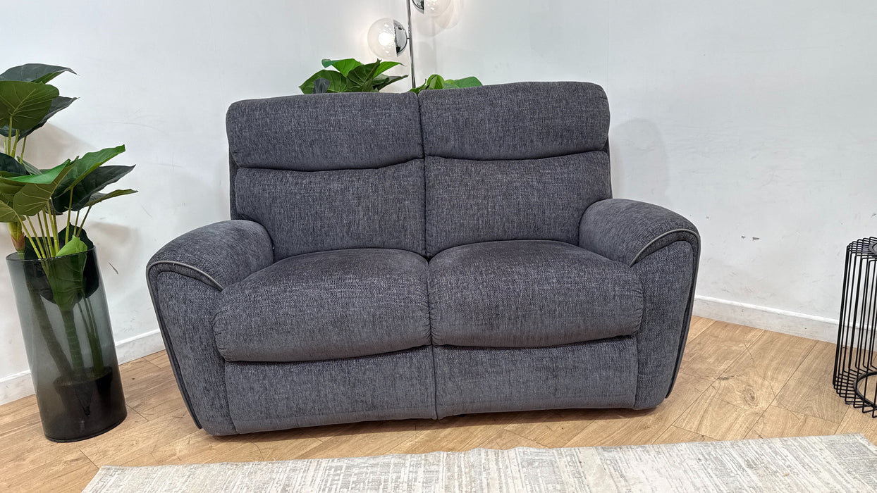 DFS Forster Express Fabric 2 Seater Recliner in Grey