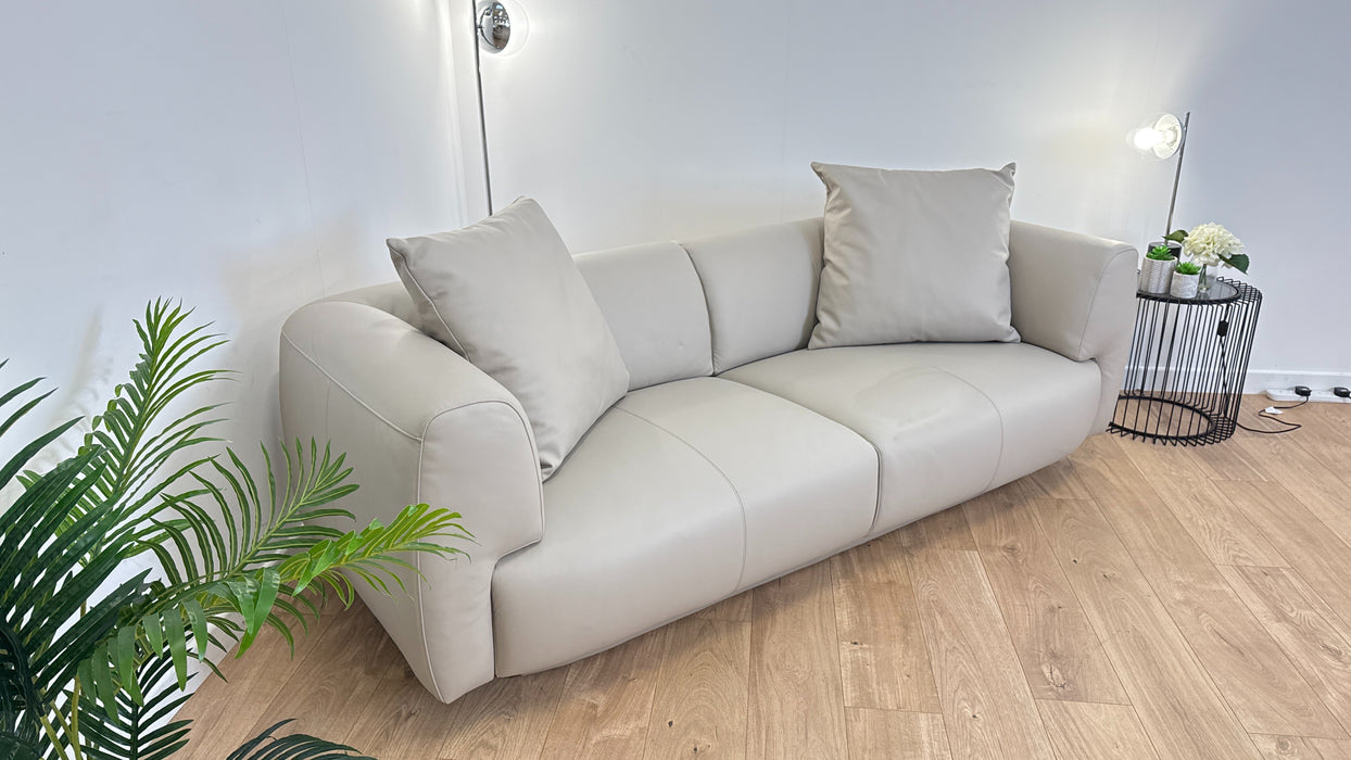 Nuvole 2.5 Seater - Leather - Cloudy Grey