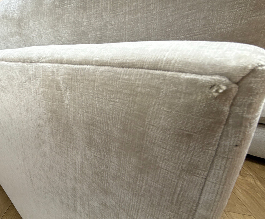 Sofology Majestica Fabric Chaise 1 Corner 3 in Luxe Chenille Oyster