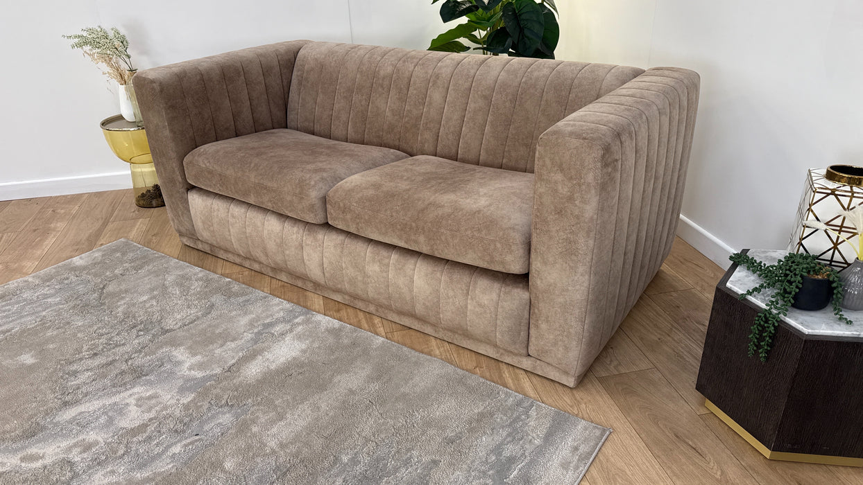 Sofology Astoria Fabric 3 Seater Lifestyle Dapple Caramel
