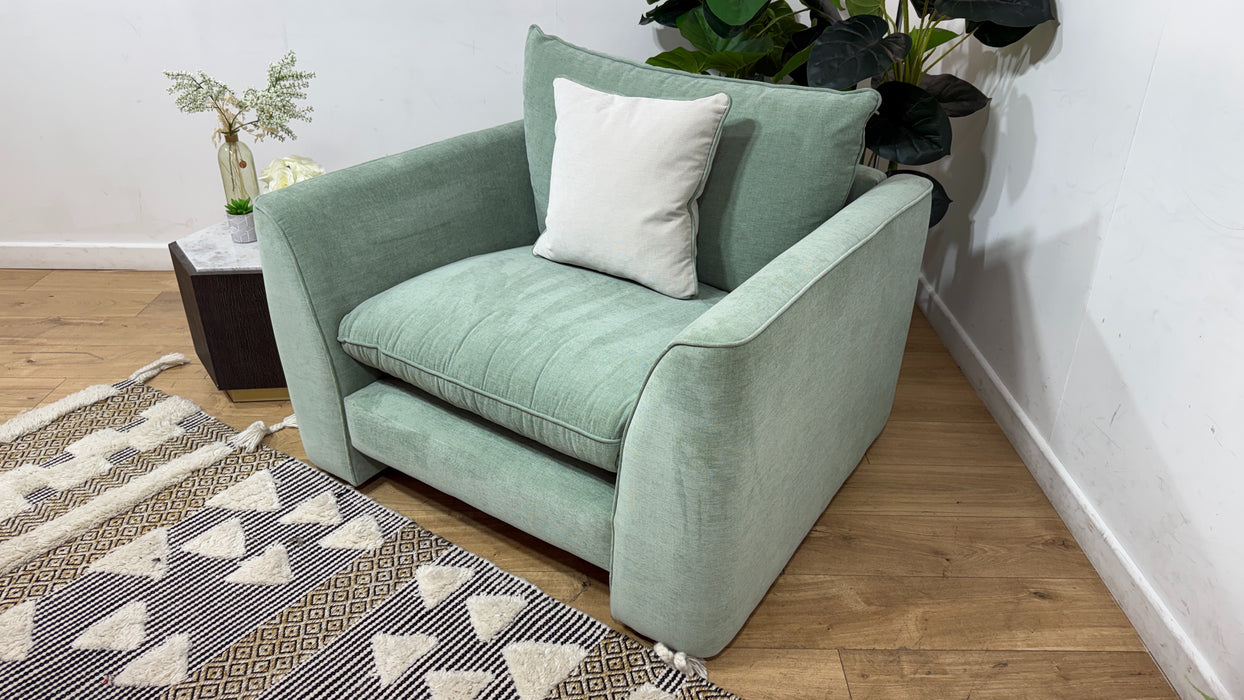 Sofology The Ziggy Fabric Chair in Eucalyptus Mix