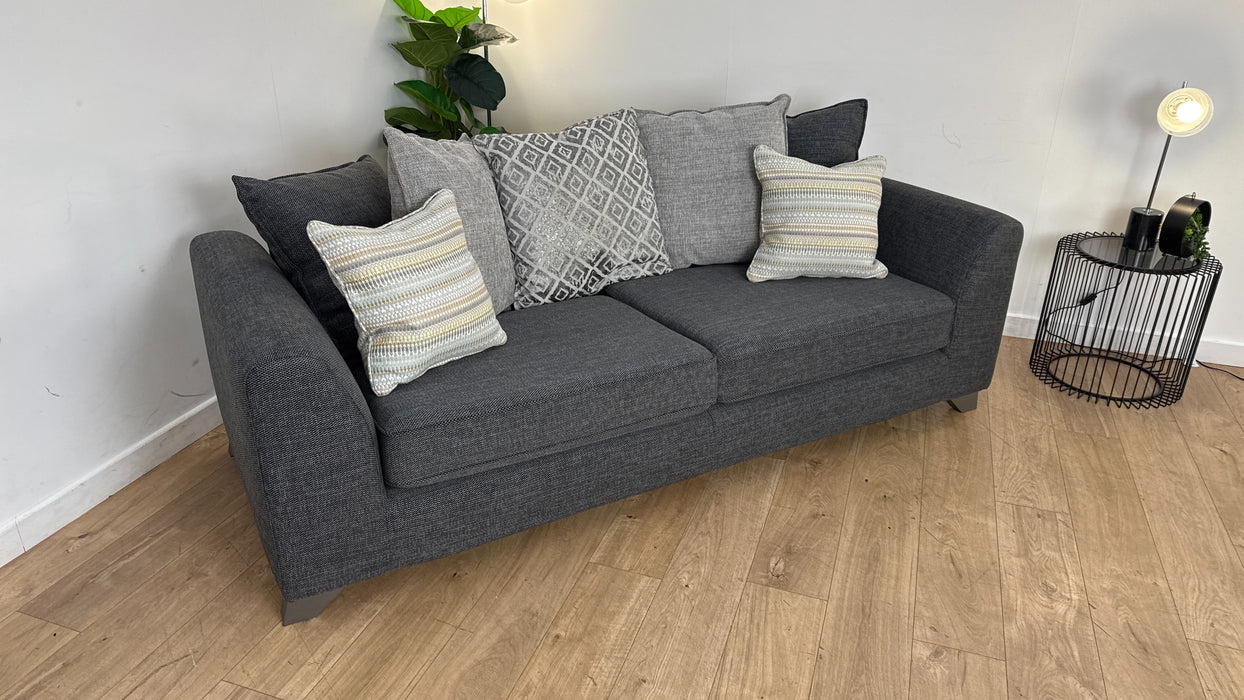 DFS Lorella 4 Seater Sofa in Black