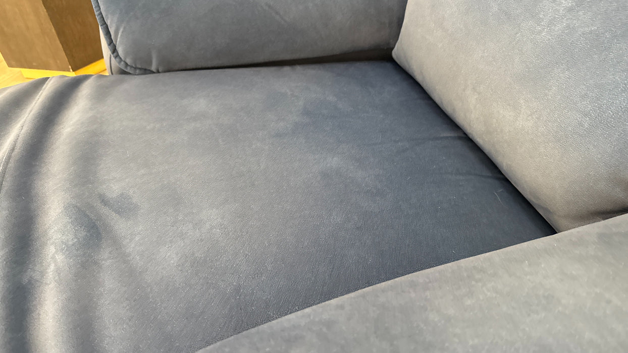 Sofology The Arlo Fabric Chair Power Recliner in Lifestyle Flecked Navy