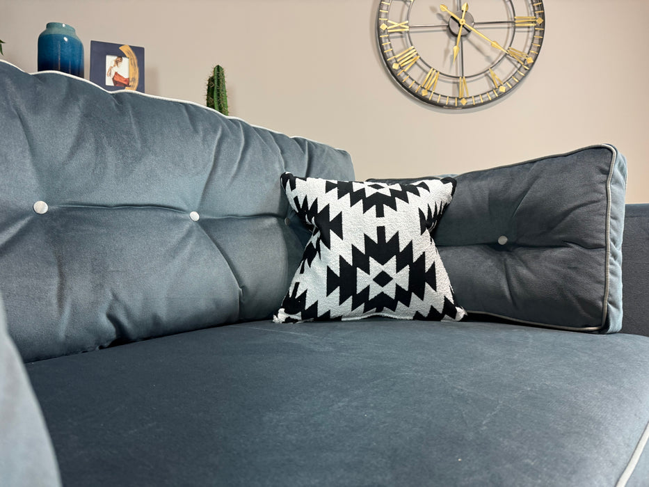 Cricket Fabric Loveseat - Slate Velvet Mix (WA2)