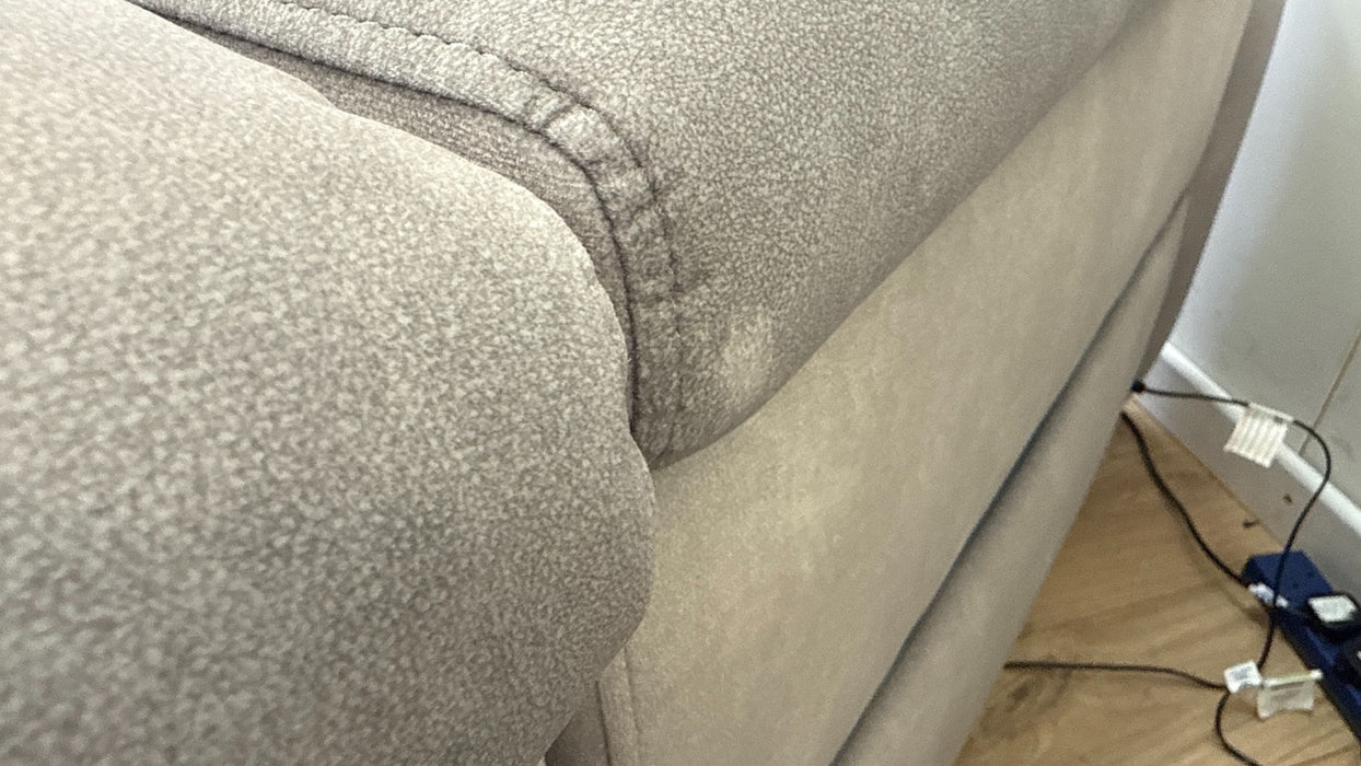 Sofology The Marvella 2.5 Fabric Power Recliner/Headrest in Lifestyle Flecked Stone