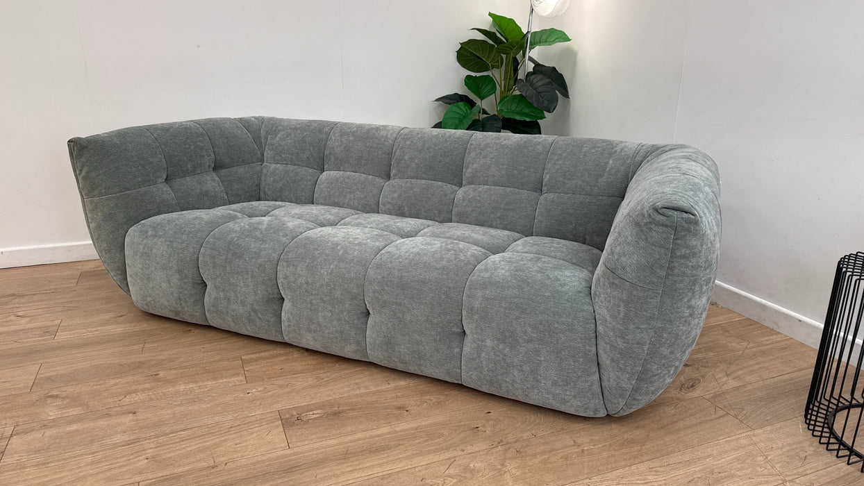 Lunar Fabric 3 Seater in Dali Seafoam