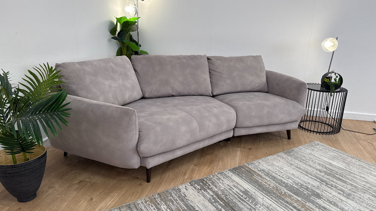 Sofology The Adler Asymmetric 3 Seater in Lifestyle Mottled Fabric Marble