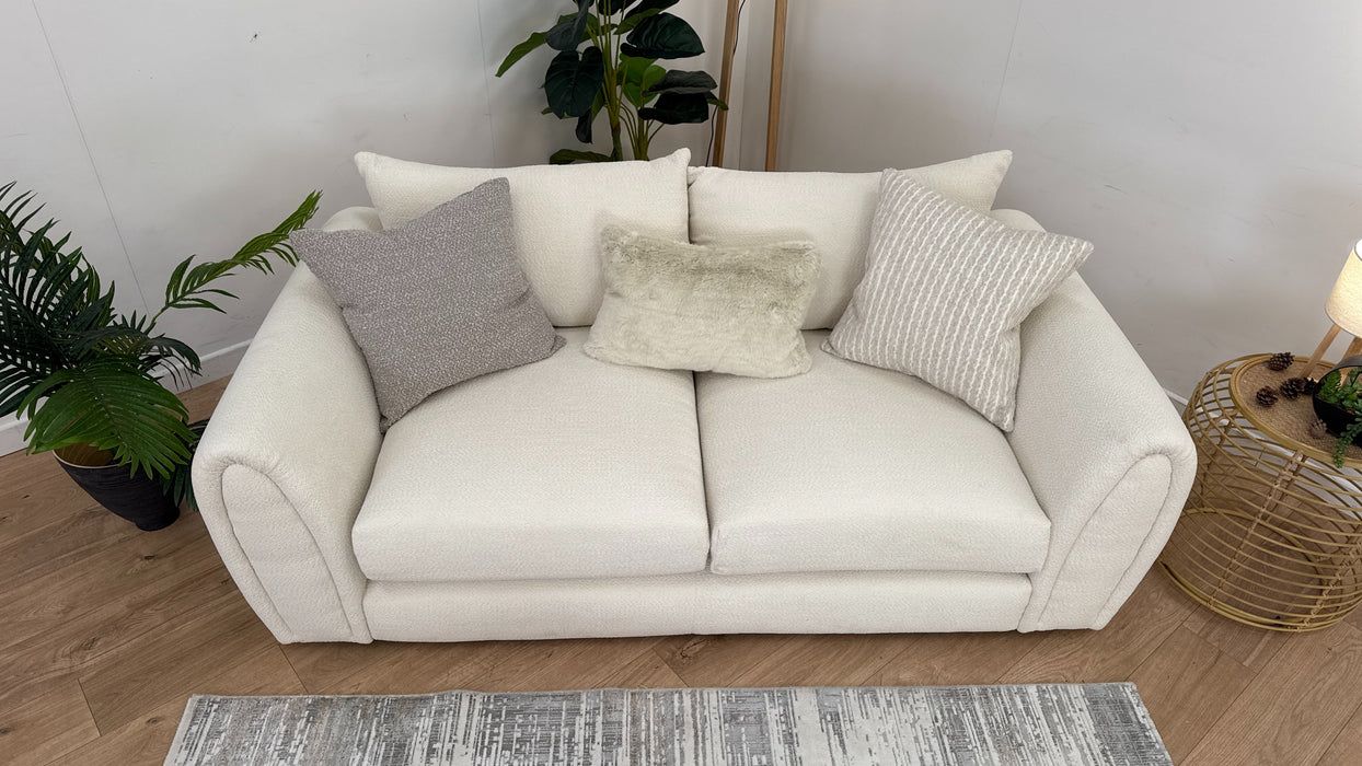 Marble Arch 2 Seater Sofa - Fabric  -  Camden Wood Trim