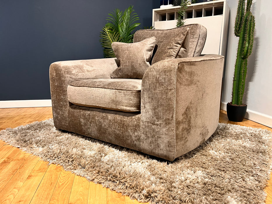 Odette 1 Seat Fabric Chair - Mink All Over (WA2)