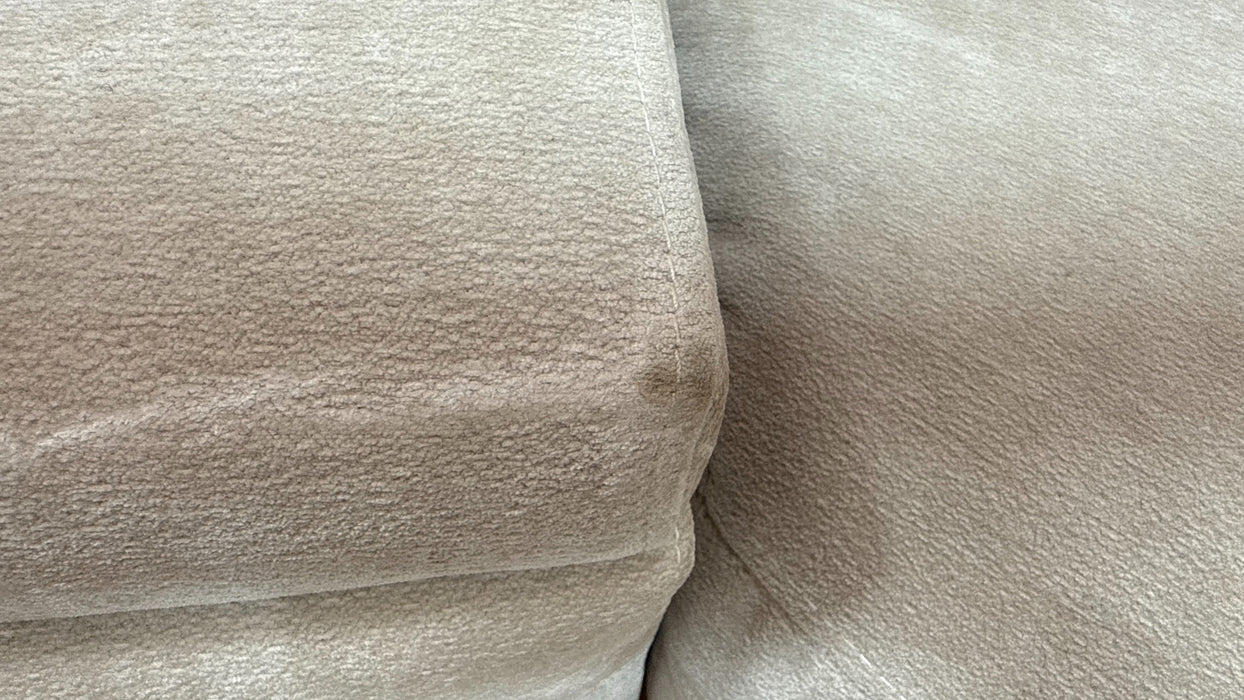 Sofology Horizon Fabric 1.5 Smart Console Corner 3 Power Recliner/Headrest Heated Seats in Textured Chenille Stone