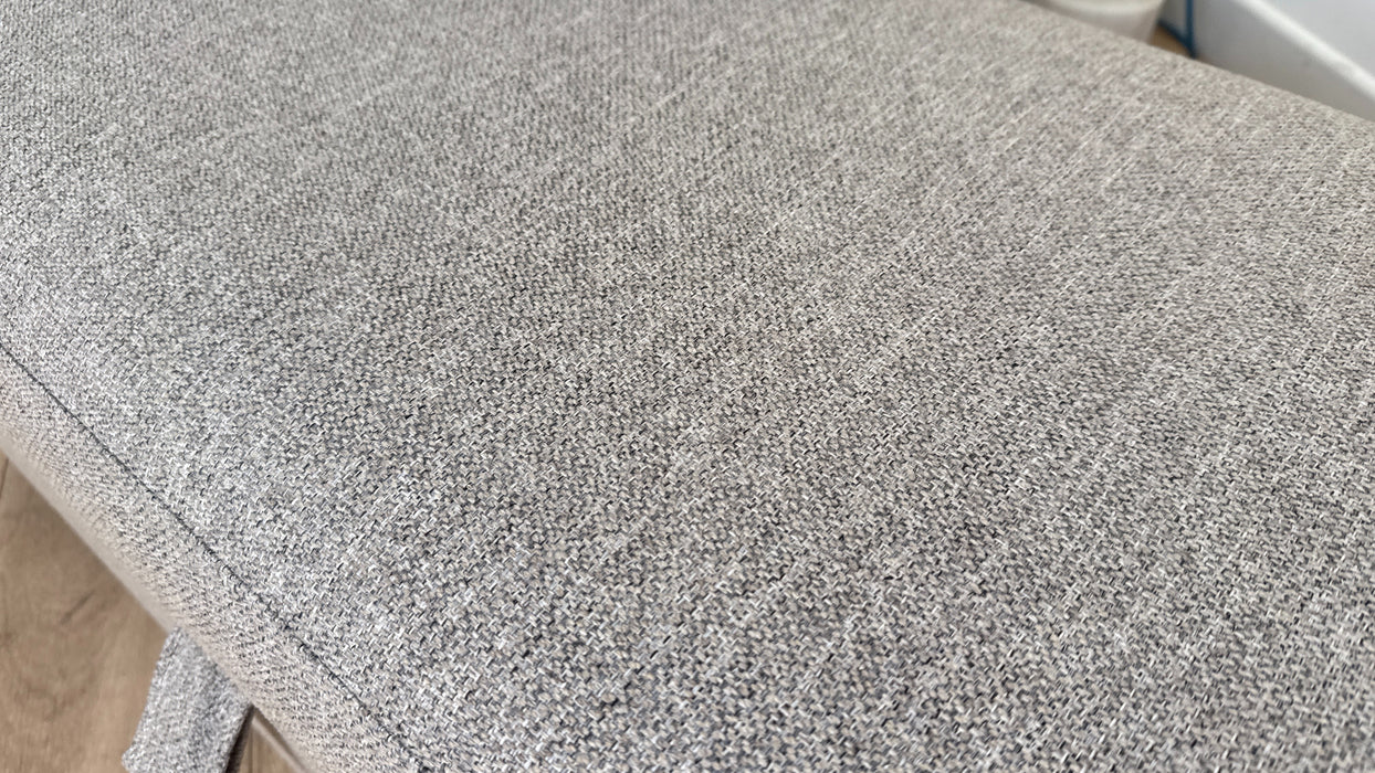 DFS The Layla Fabric Footstool in Plain Mink