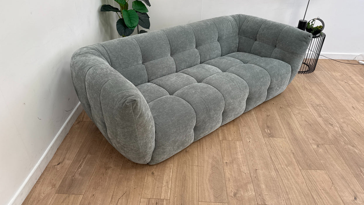 Lunar Fabric 3 Seater in Dali Seafoam