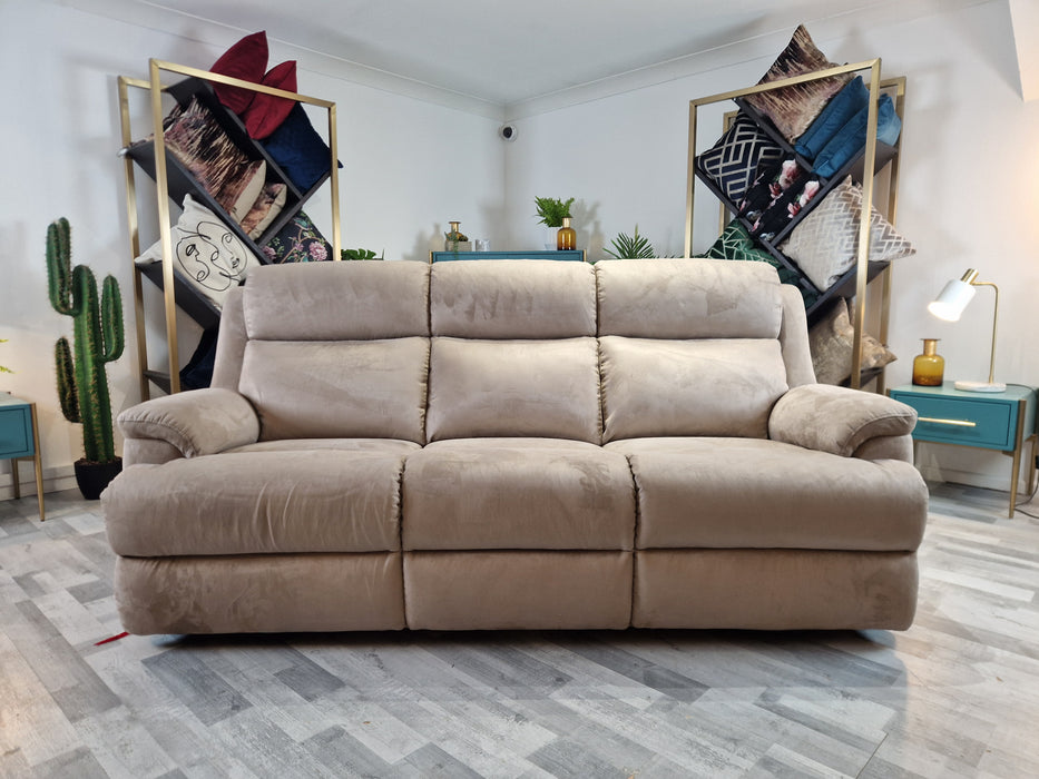 Gracie 3 Seat - Fabric Sofa - Tara Nutmeg