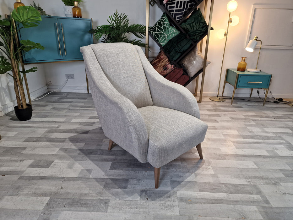 Southbank 1 Seat - Fabric Chair - Leroy Linen Grey