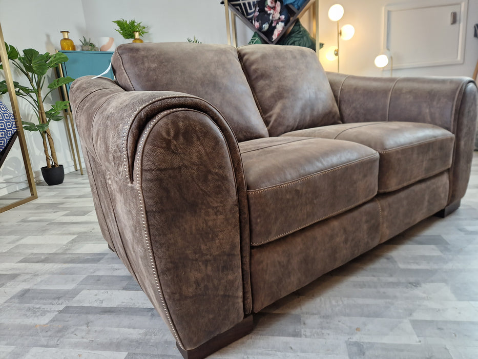 Galleria 2 Seat Leather Sofa Utah Gaucho