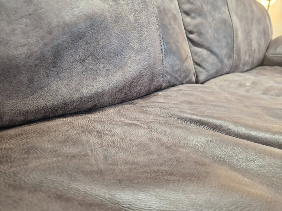 Linara 3 Seat Leather Sofa Utah Brown — The Sofa Clearance Outlet