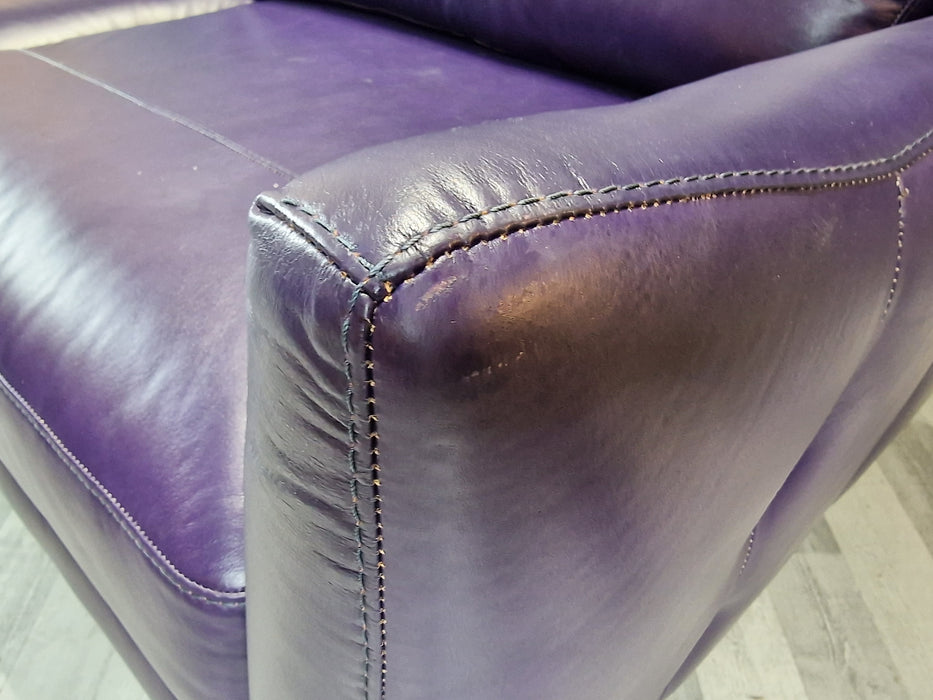 Cordelia 3 Seat - Leather Sofa - Alaska Ink