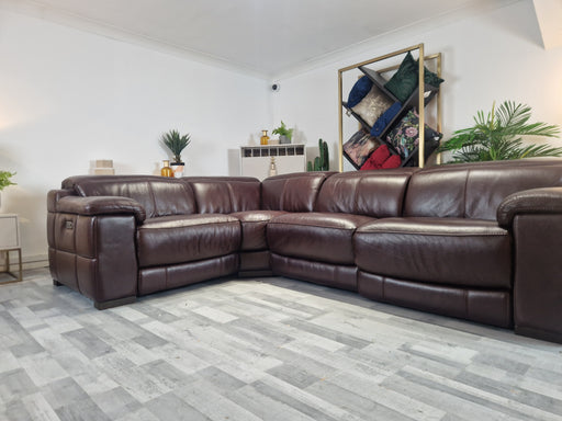 Leather corner sofa clearance deals