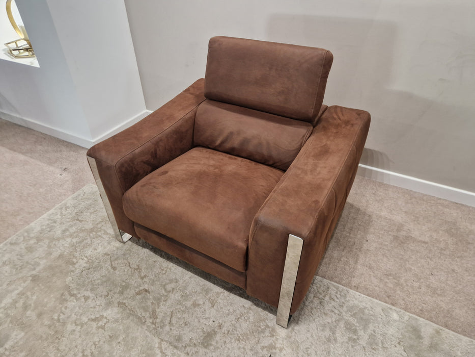 Torres 1 Seat - Fabric Chair - Altara Chocolate