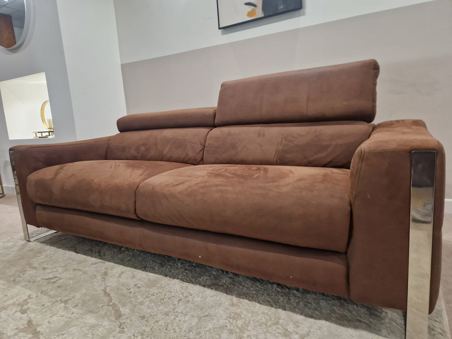 Torres 3 Seat - Fabric Sofa - Altara Chocolate