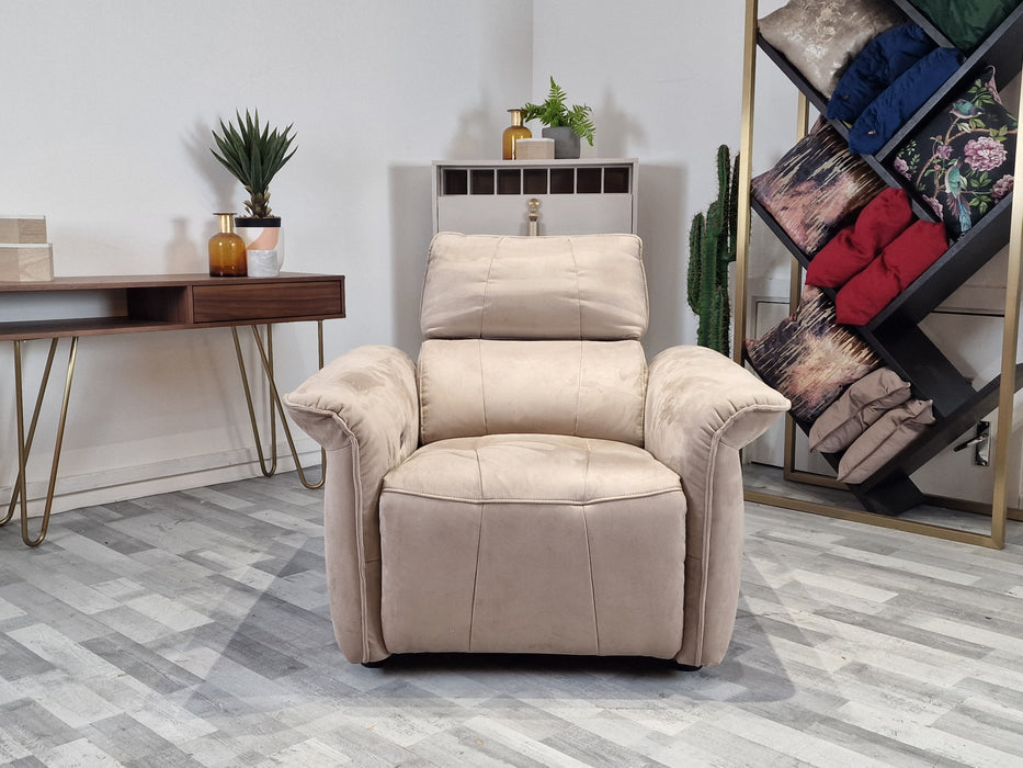 Cadenza - Power Reclining Chair - Fabric - Plush Nutmeg