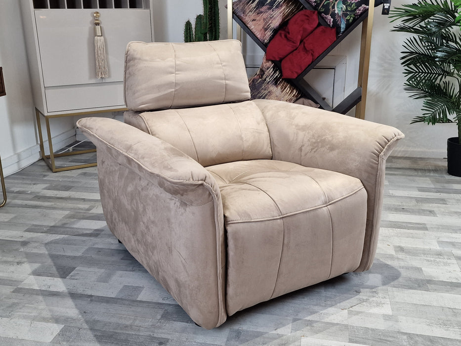 Cadenza - Fabric Power Reclining Chair - Plush Nutmeg