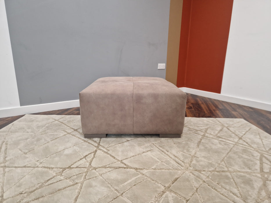 STRATO FOOTSTOOL -   TAUPE ALL OVER - DESIGNER